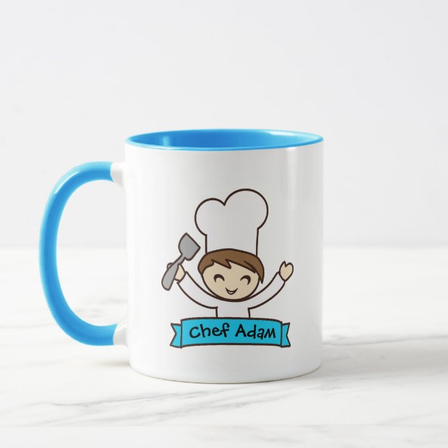 "Little Chef" Kids' Graphic Mug (Gauche)