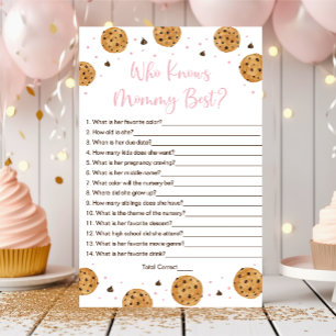 Little Cookie Rose Girl Qui Connaît Maman Meilleur