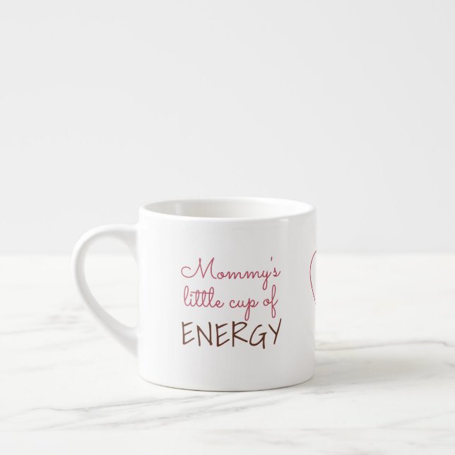 "Little Cup of Energy" tasse expresso personnalisé (Gauche)