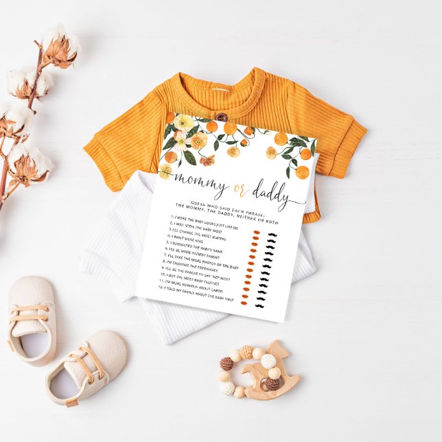 Little Cutie Botanical Devinez Qui Douche Carte De (Créateur téléchargé)