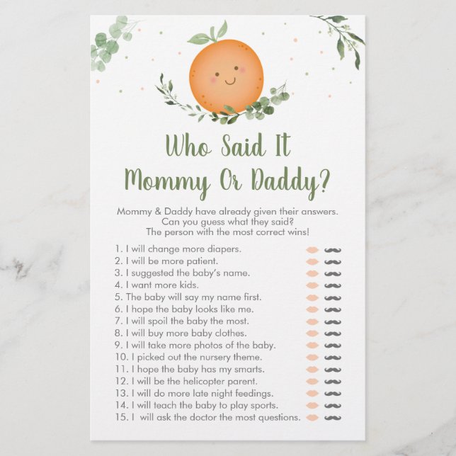 Little Cutie Green Devine Qui L'A Dit Jeu (Devant)