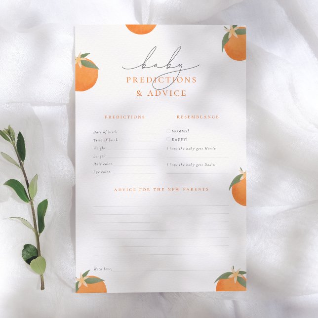 Little Cutie Orange Baby Predictions & Conseils Je (Créateur téléchargé)