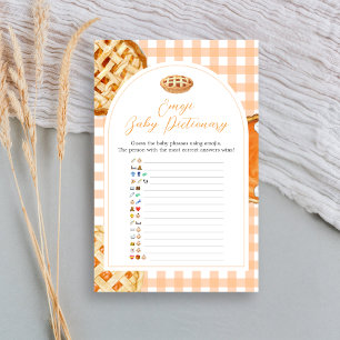 Little Cutie Pie Baby shower Emoji Pictionary Jeu