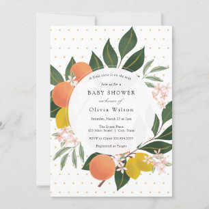 Little Cutie sur le chemin Baby shower Invitation