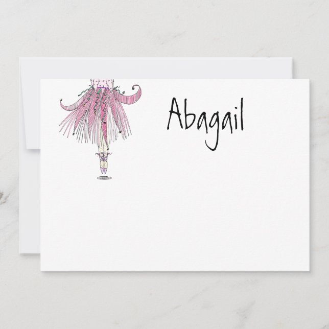 Little Dancer Numéro Un Merci (Devant)