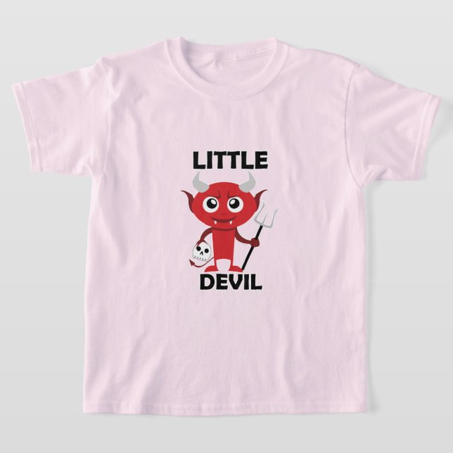 Little Devil - T-shirt de base pour enfants (Poser)