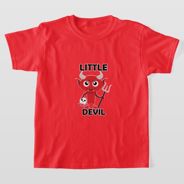 Little Devil - T-shirt de base pour enfants (Poser)