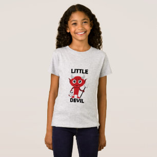 Little Devil - T-Shirt de jersey fin pour filles