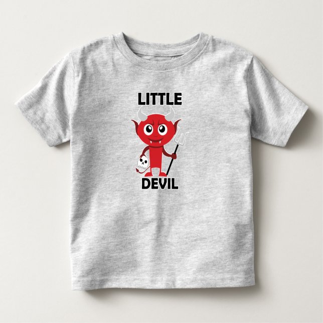 Little Devil - T-shirt Jersey fin Toddler (Devant)