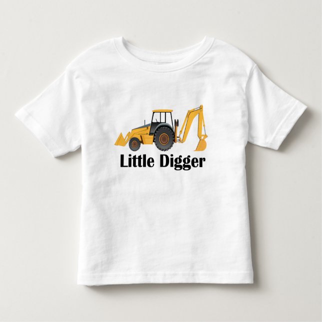 Little Digger - Toddler Fine Jersey T-Shirt  (Devant)