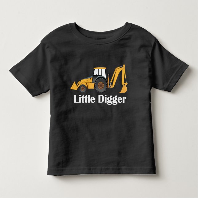 Little Digger - Toddler Fine Jersey T-Shirt  (Devant)