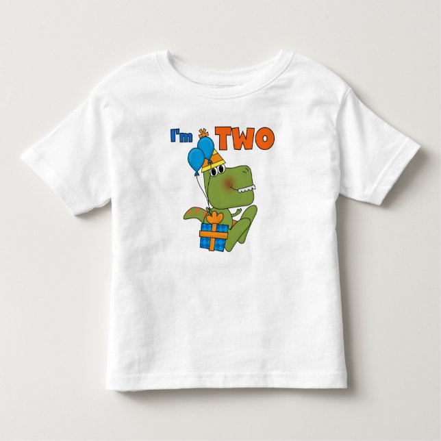 Little Dino 2e Anniversaire Tshirts et cadeaux (Devant)