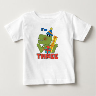 Little Dino 3ème Anniversaire Tshirts et cadeaux