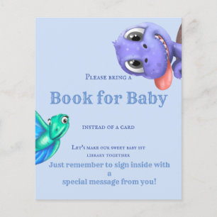 Little Dino sur le chemin Livre bleu pour le Baby