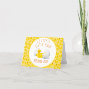 Little Duck Hatching Bientôt Baby shower Merci