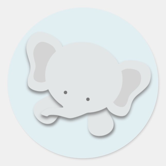 Little Elephant {Blue} | Stickers (Devant)