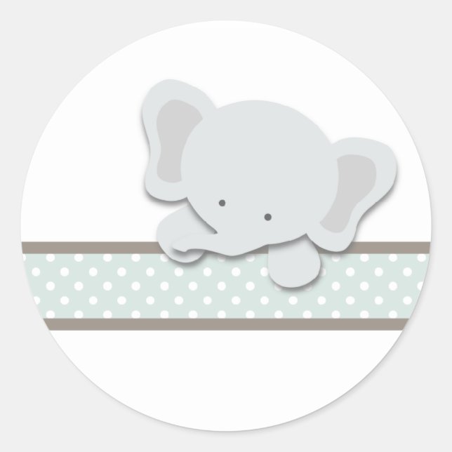 Little Elephant {Turquoise} | Stickers (Devant)