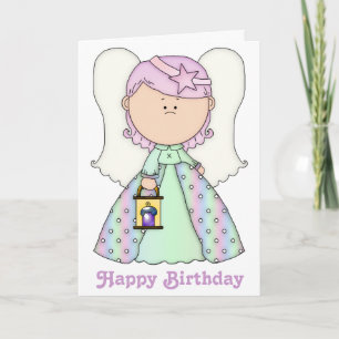 Little Fairy Angel Bonne carte d'anniversaire 1b