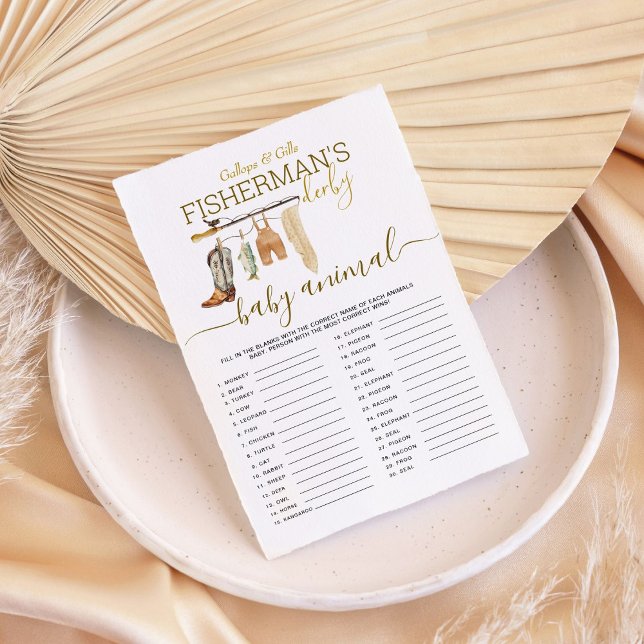 Little Fisherman Derby Baby Animal Match Jeu (Créateur téléchargé)