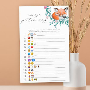 Little fox - Emoji jeu pictural