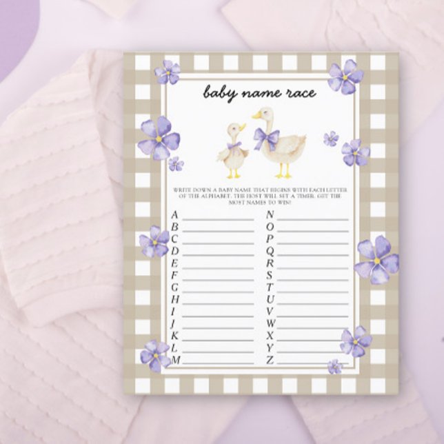 Little Goose - Baby name race game (Créateur téléchargé)