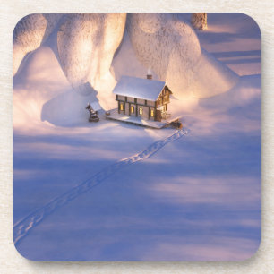 Little House dans le Dessous de verre de Snow Cork