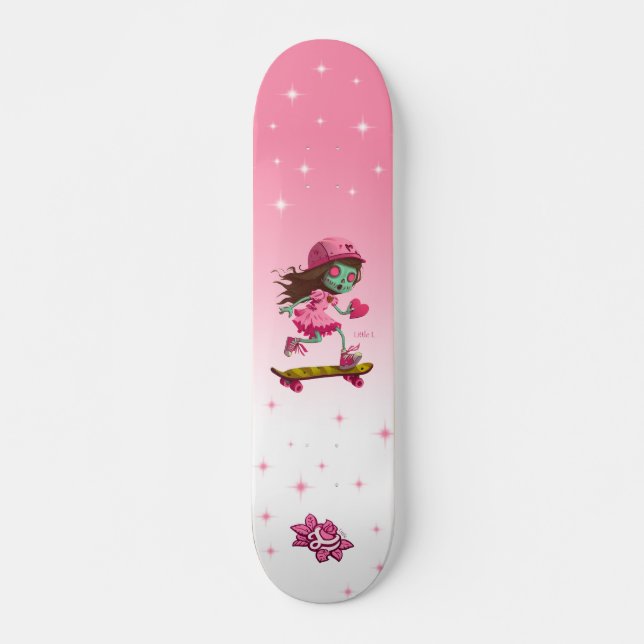 Little L Zombie Girl Skateboard (Devant)