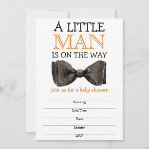 Little Man nœud papillon Garçon Baby Shower