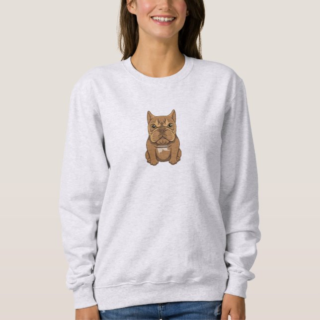 "Little Miss Furious" Sweatshirt de chien en colèr (Devant)