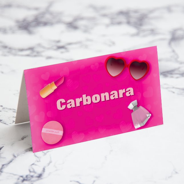 Little Miss Threenager - Étiquette alimentaire (Little Miss Threenager - Food Label - Buffet Tent Card)