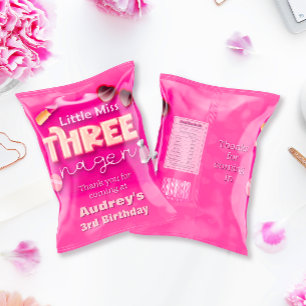 Little Miss Threenager - Girl 3rd Chip Bag Wrapper