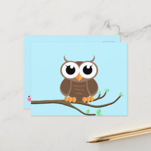 Little Owl - Carte postale vide