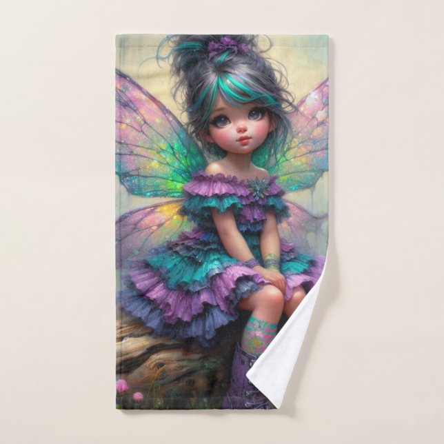 Little pastel themed fairy (Serviette à main)