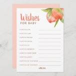 Little Peach Baby shower Souhaite Des Cartes Conse<br><div class="desc">Petite Pêche En Route ! Little Peach Baby shower Souhaite Des Cartes Conseils</div>