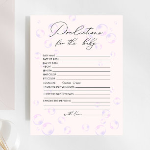 Little Pearl Bubbles Prédictions Pour Baby Game