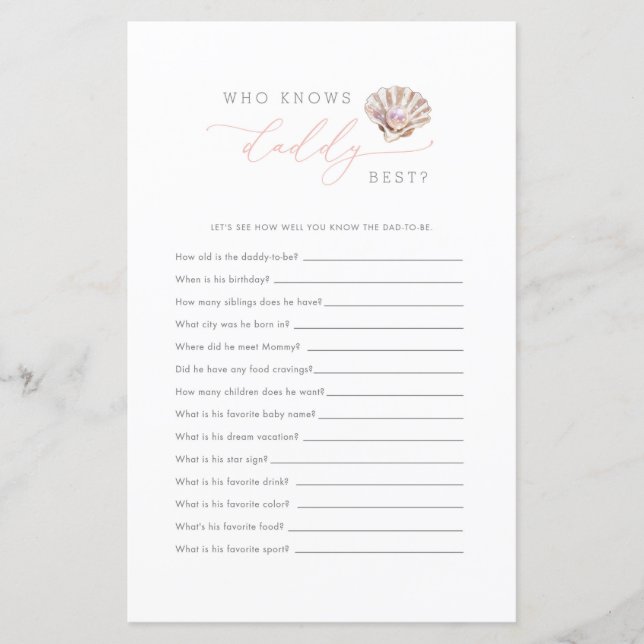 Little Pearl Under Sea Qui Connaît Daddy Best Game (Devant)