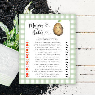 Little Potato - jeu de baby shower maman ou papa