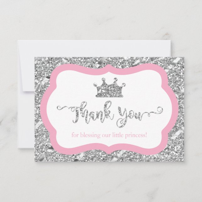 Little Princess Carte de remerciements, Parties sc (Devant)