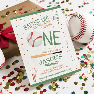 Little Rookie Baseball Green Budget 1er anniversai