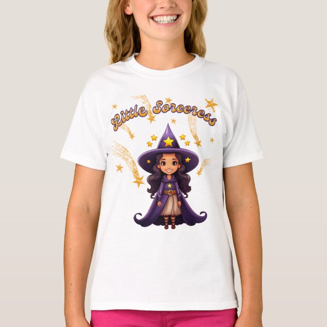 Little Sorceress – Kids’ Halloween T-Shirt (Devant)