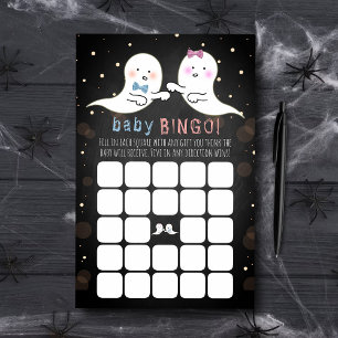 Little Spirit Halloween Genre Reveval Party Bingo