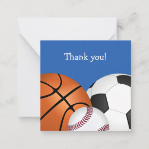 Little Sports Ball Merci Carte de note