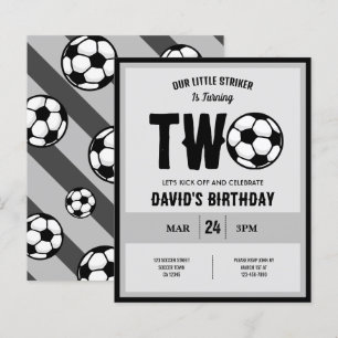 Little Striker Soccer Budget 2e anniversaire Invit