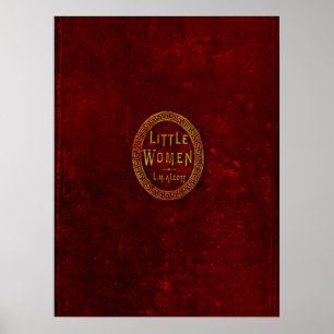 Little Women 1869 Book Cover   Poster