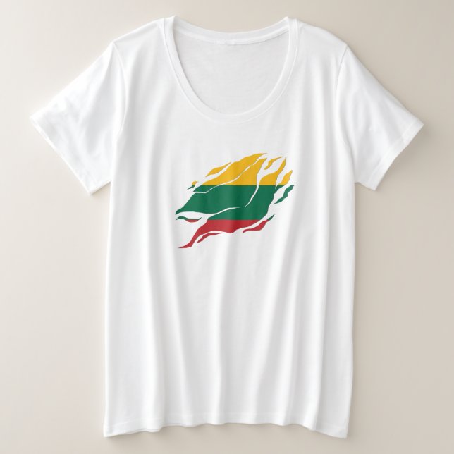 Lituanie Drapeau en moi, Lietuva dans la marque de (Design devant)