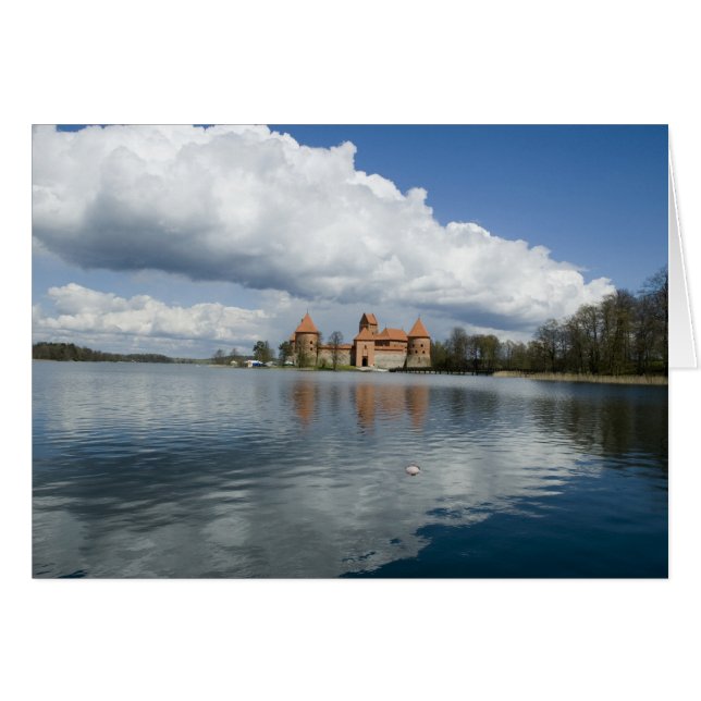 Lituanie, Trakai. Château de l'île (Devant horizontal)