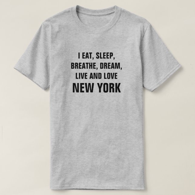 Live and Love New York T-Shirt (Design devant)