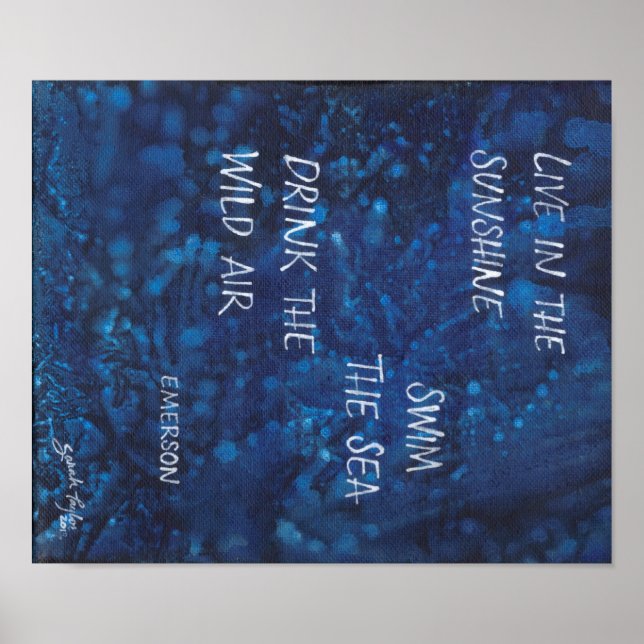 Live au soleil, Emerson Poster (Devant)