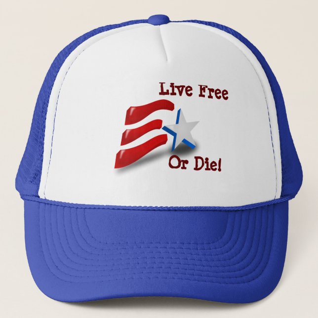Live Free ou Die - Casquette (Devant)