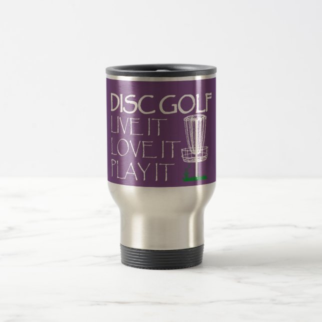 Live it love it Disc golf café tasse (Centre)